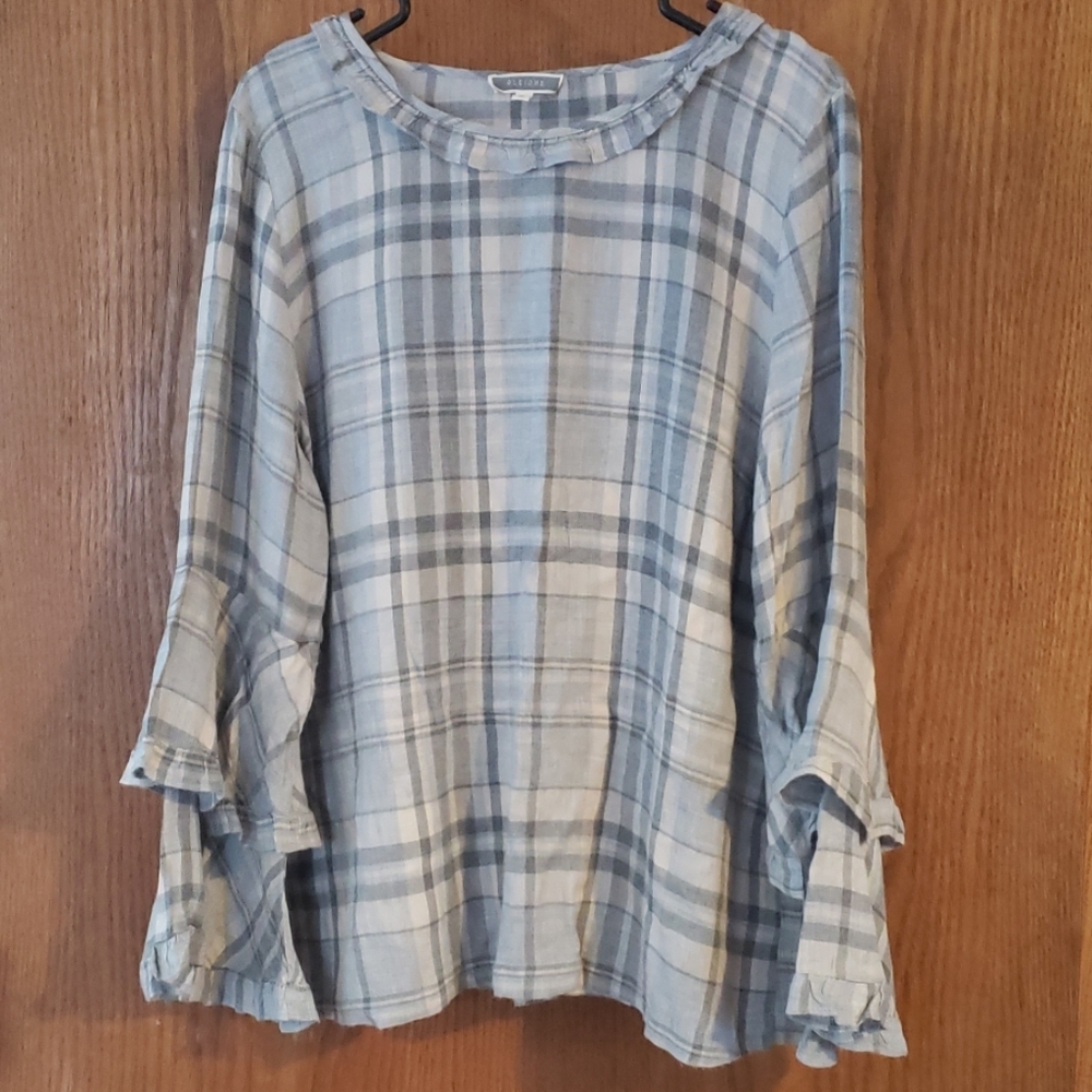 Plaid Blouse